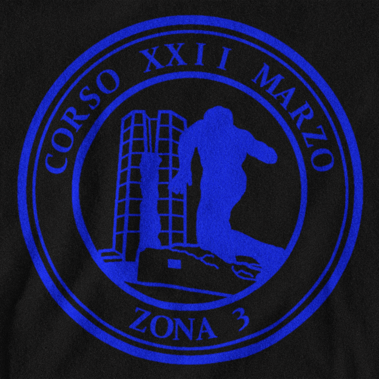 MAGLIETTA CORSO XXII MARZO (ZONA 3) NERAZZURRA